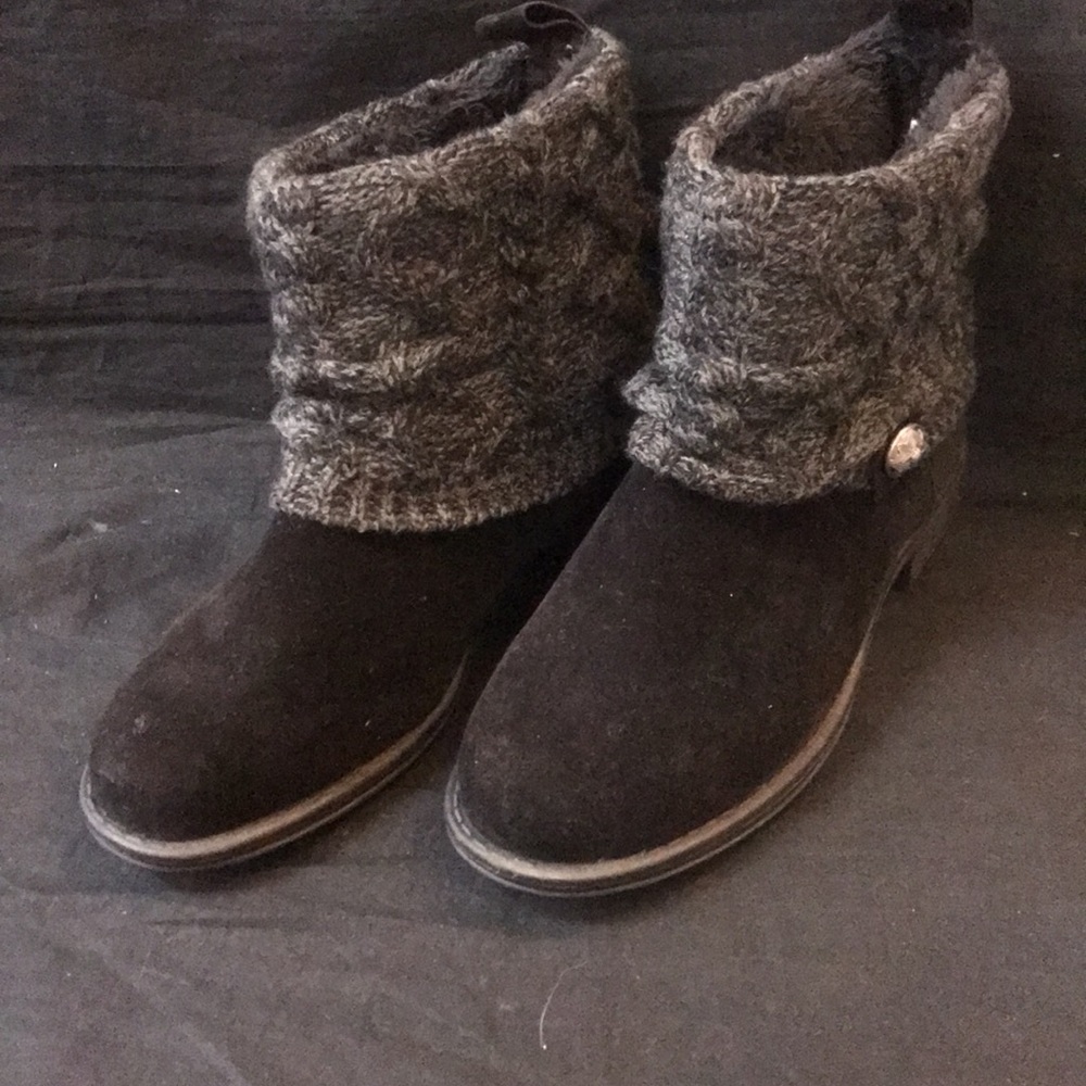 Muk Luks Patti Womens Water Resistant Winter Boots - Picture 3 of 5